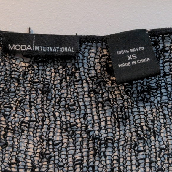 Moda international open knit sweater/top - Picture 2 of 3